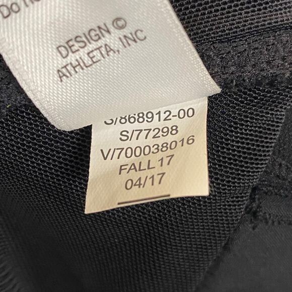 Athleta Black Ponte Skinny Zipper Pockets Athleisure Moto Pants Size 6 - Picture 10 of 10